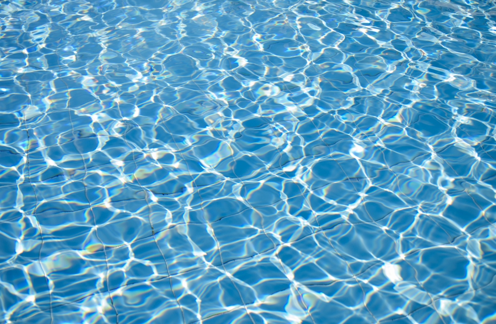 Água em um piscina